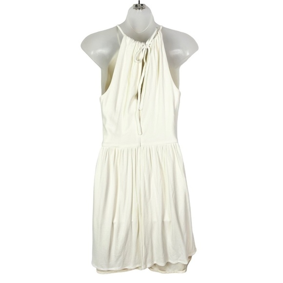 Milly White Halter Poplin Mini Dress S - Picture 2 of 5